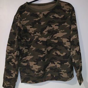 Camo sweater